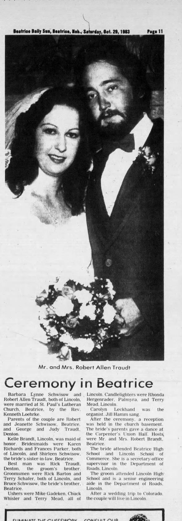 Clipping from Beatrice Daily Sun